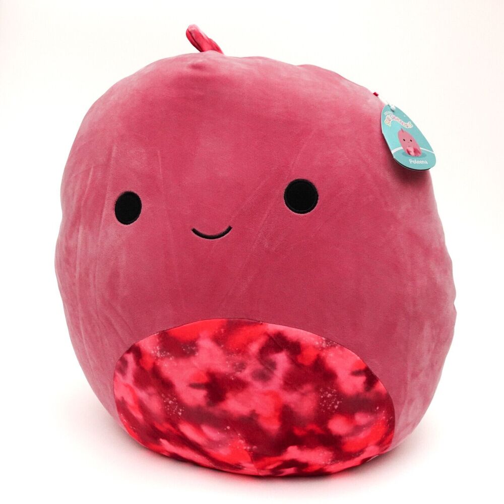 New Squishmallows Poleena Dinosaur Pink Red 20 inches